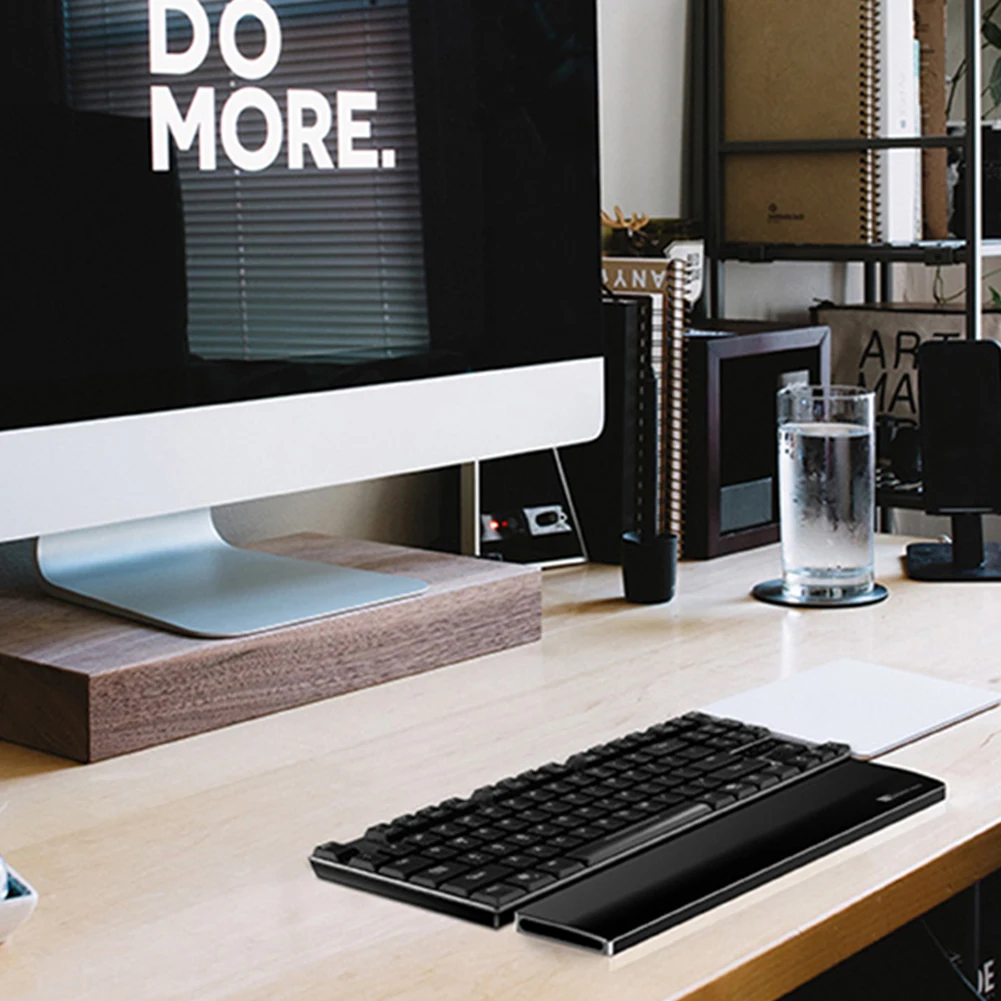 

Aluminum Alloy Keyboard Hand Wrist Rest Mouse Pad Anodic Sandblasting for Home Office Computer Keyboards Accessories