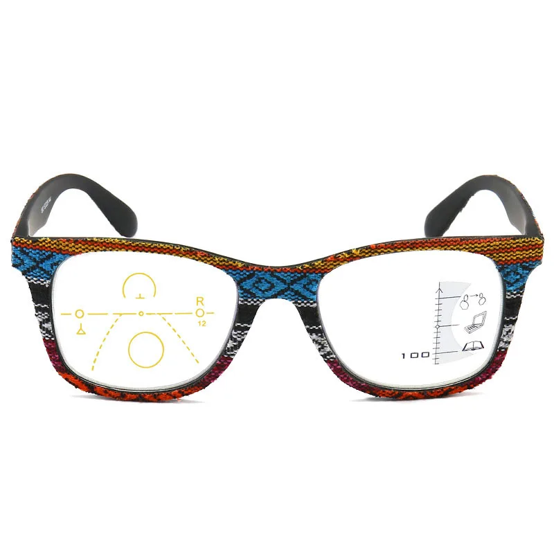 Очки для чтения с защитой от синего света Ретро стиль деревянная квадратная