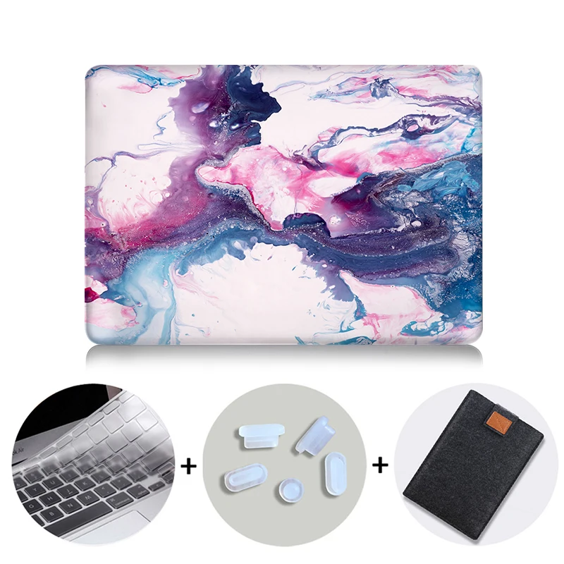 MB05 MTT чехол для Macbook Pro 13 15 с сенсорной панелью мраморный Жесткий Чехол для mac book Air Pro retina 11 12 13 15 дюймов чехол для ноутбука - Цвет: MB05