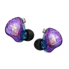 Наушники-вкладыши QKZ AK6 MAX, 1 динамические Hi-Fi наушники-вкладыши с монитором, Спортивная гарнитура с шумоподавлением