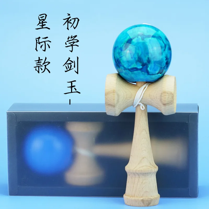 

Various Styles Kendama Ball Wooden Toys Marble Color Kendama Profesional Skillful Juggling Balls Toys for Adult Children Gift