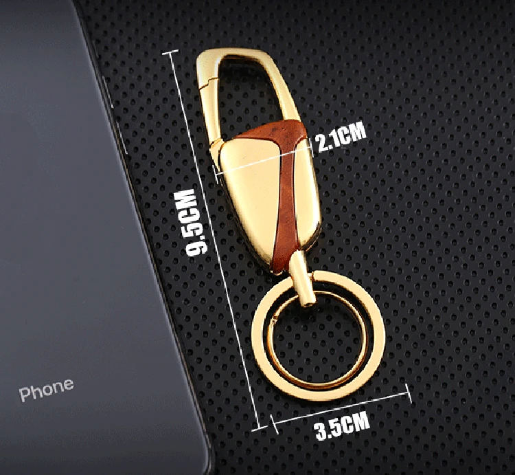 Новый крутой Роскошный металлический брелок для мужчин и женщин настоящий