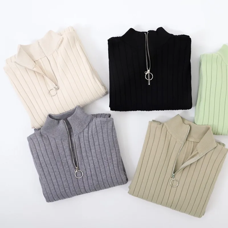 GIGOGOU женское платье-свитер с длинным рукавом зимнее плотное платье-пуловер