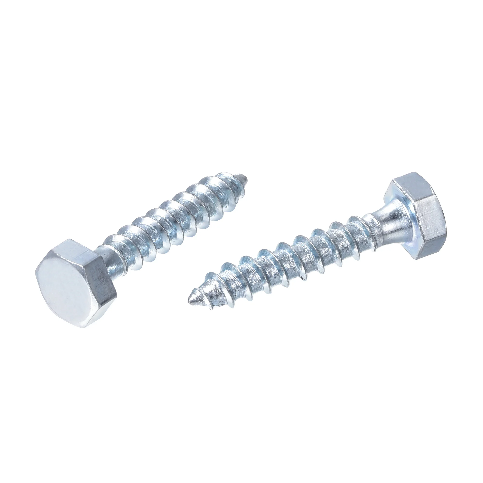 Винты с шестигранной головкой Uxcell M6 x 30 мм углеродистая сталь оцинкованная