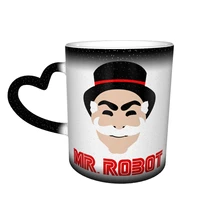 hacker mug porcelain hot chocolate mug color changing creative cute cups
