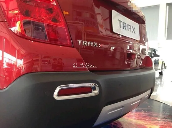 Хром задний противотуманный фонарь лампа крышка Накладка для Chevrolet TRAX трекер 2013