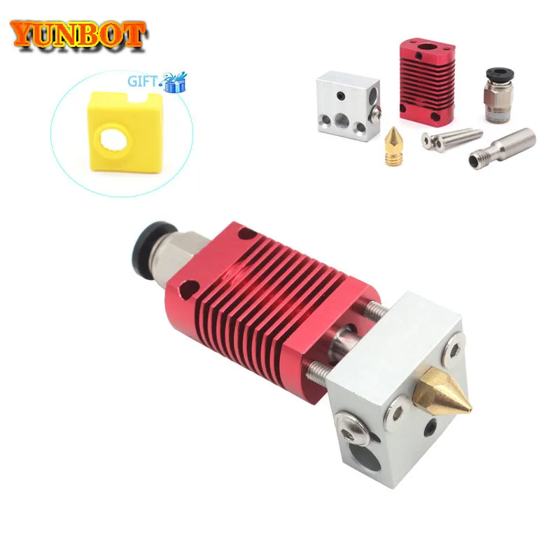 MK8 Assembled Extruder Hot End kit for Ender-3 CR-10 CR-10S Printer aluminum heating block 3d printer accessories MK8 Assembled Extruder Hot End kit for Ender-3 CR-10 CR-10S Printer aluminum heating block 3d printer accessories