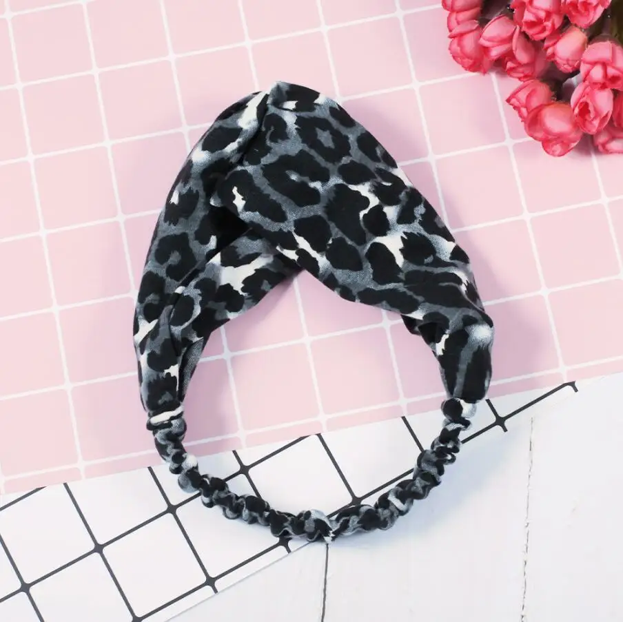 

New Coming Animal Leopard Print Headband Leopard Women Headband Hair Accessories Girls Hairbands 4 Colors 24pcs/lot