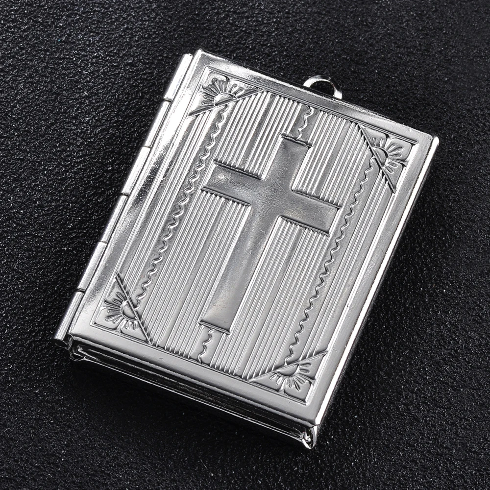 4 шт./лот учебник библейская фоторамка медальон бронзовая подвеска винтажный