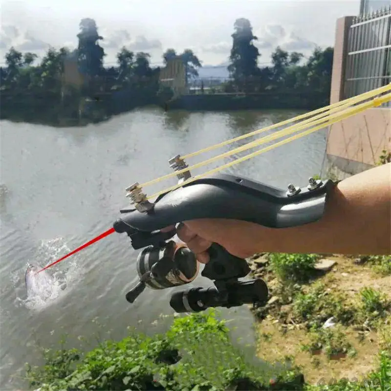 Multi-functional and powerful fish shooting slingshot high precision package suitable for novice art | Спорт и развлечения