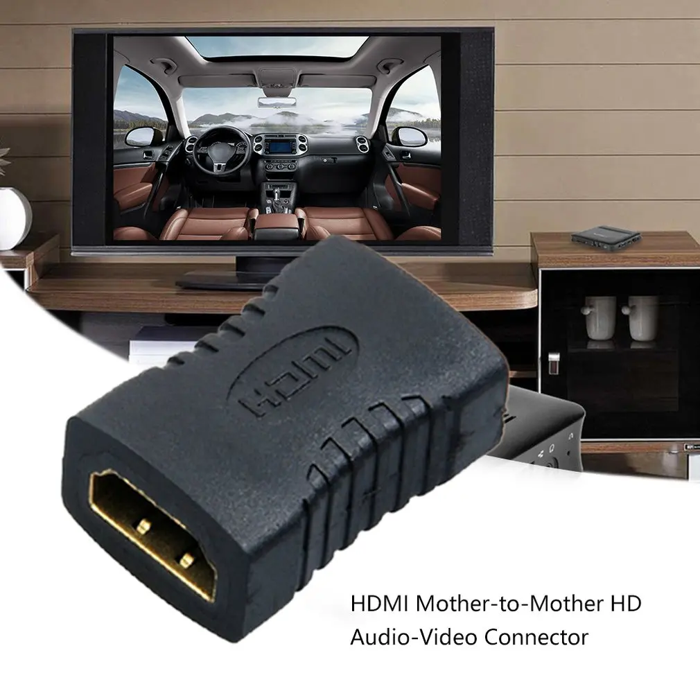 Hd кабель Hdmi прямой через голову адаптер Женский к женскому удлинителю плюс