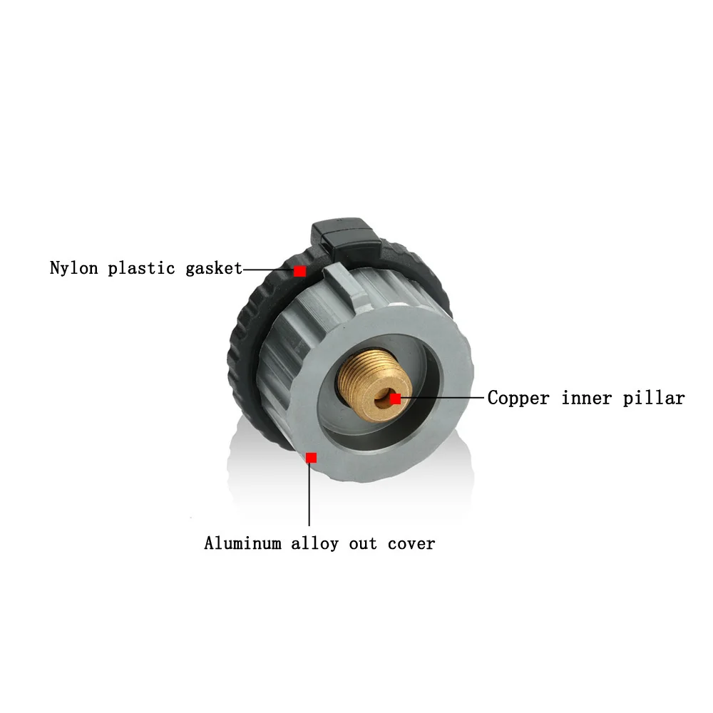 Outdoor Camping Hiking Stove Burners Gas Convert Adaptor Split Type Furnace Converter Auto-off Cartridge Tank Head | Спорт и