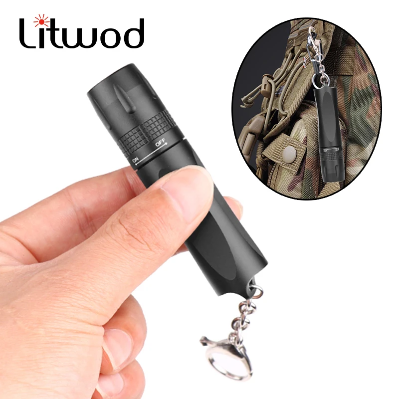 Litwod светодиодный фонарик водонепроницаемый переключатель ВКЛ./ВЫКЛ. Фонарь 2000лм