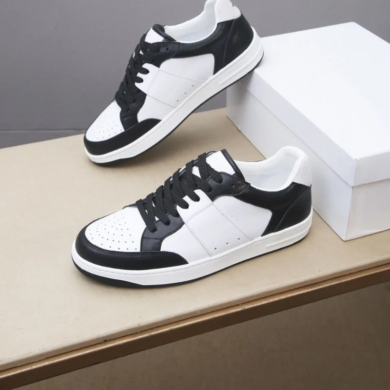 

Spring Autumn Best Men Shoes Sneakers Solid White Women Leather Platform Shoes Classic Designer Skateboarding Man Shoes 38-44