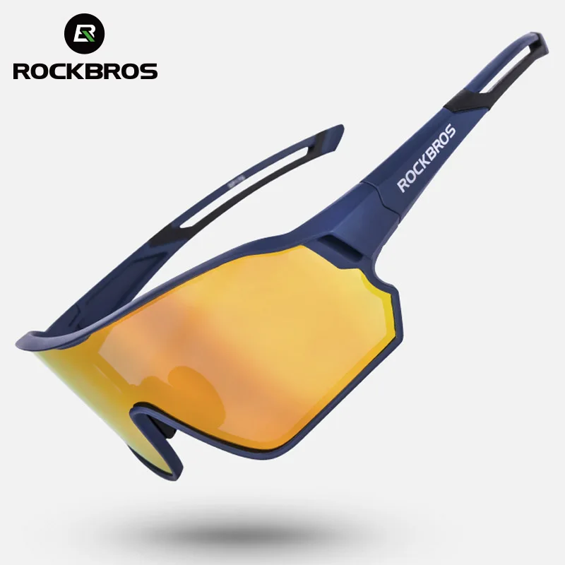 ROCKBROS, очки для велоспорта, поляризационные, мужские, женские, велосипедные очки, 5 линз, фотохромные, MTB, для шоссейного велосипеда, очки для спорта на открытом воздухе, солнцезащитные очки