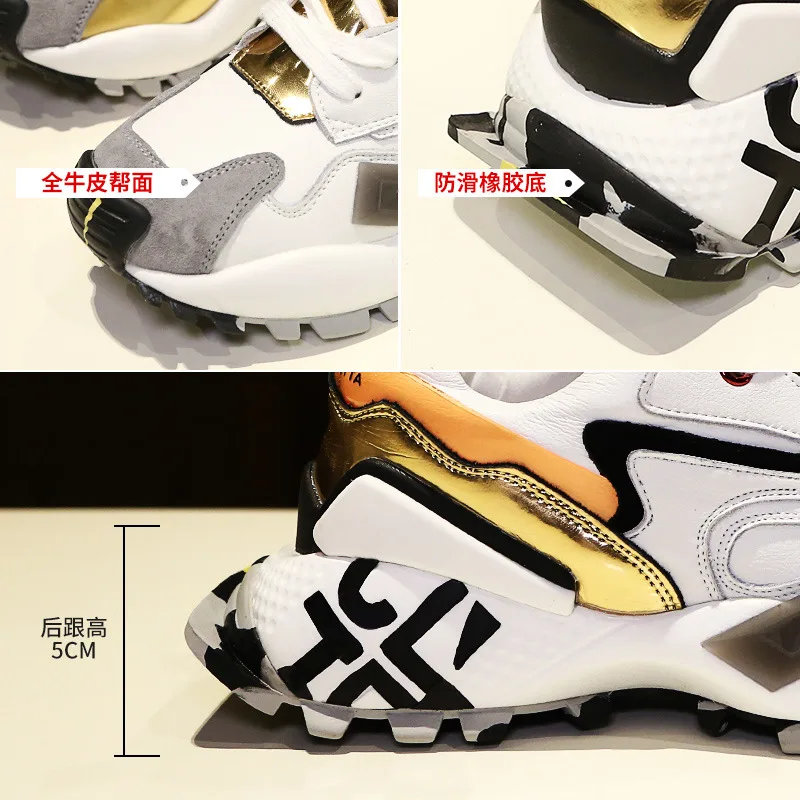 

Designer Korean White Platform Sneakers Casual Shoes Women 2020 Tenis Feminino Woman Footwear Basket Femme Shoes Sneakers Women