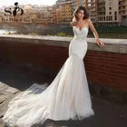 Женское кружевное платье с юбкой-годе, с открытой спиной