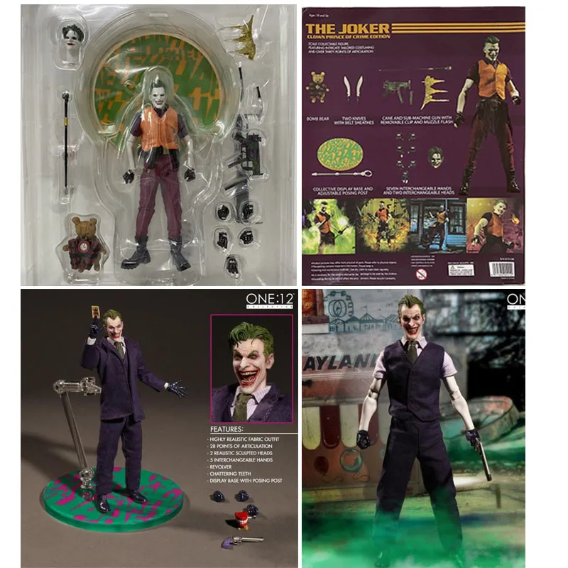 

Disney Mezco One 12 Joker Коллекционная Фигурка модель игрушка подарок