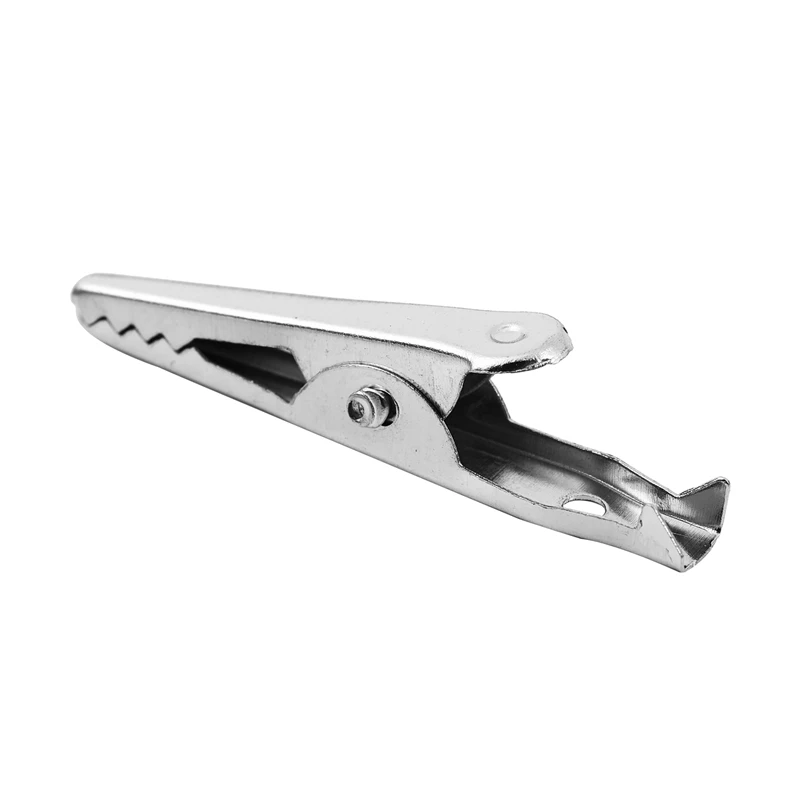 50 шт Серебряный тон металла Крокодил Зажимы крокодилы | Обустройство дома