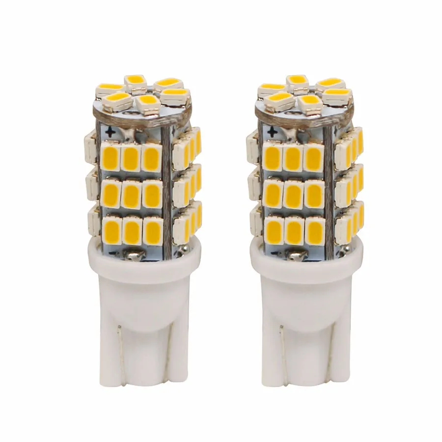 

100Pcs Car LED Super Bright T10 W5W 42 SMD 1206 3020 Turn Side License Plate Light 2825 2827 158 168 194 Auto Bulb DC12V