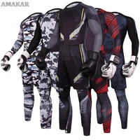 mens thermal underwear set mma tactics fitness leggings base compression sports suit underwear long johns men clothing brand