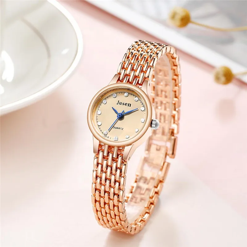 Женские часы роскошные модные кварцевые женские наручные браслет с полностью