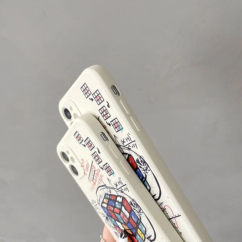 Модный крутой подарок на день рождения мягкий силиконовый чехол для телефона Apple