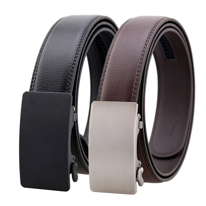 Горячая Новинка пояса из натуральной кожи для мужчин джинсовое платье Бизнес