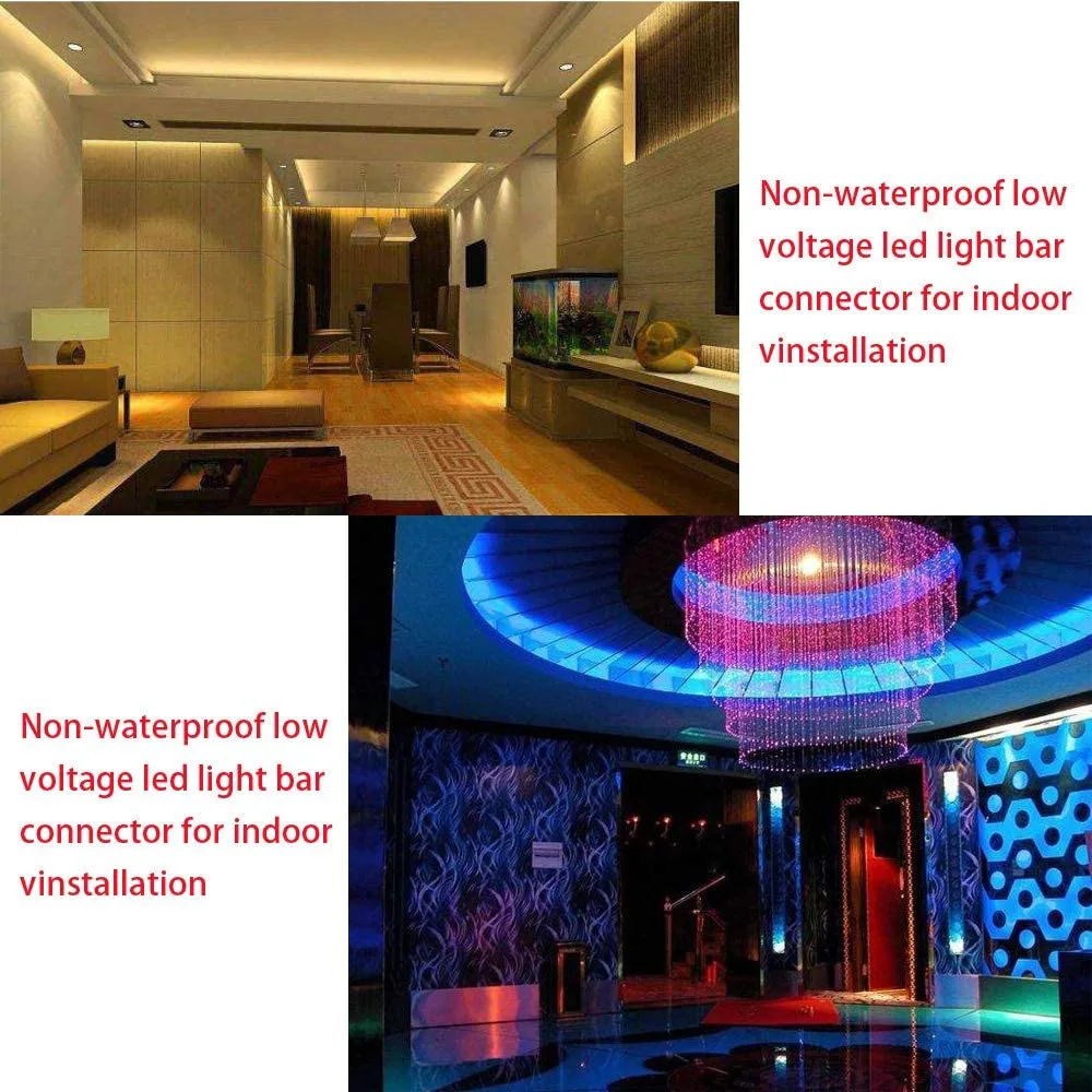 Гибкая светодиодная лента 10 мм 4-контактный L-образный разъем для