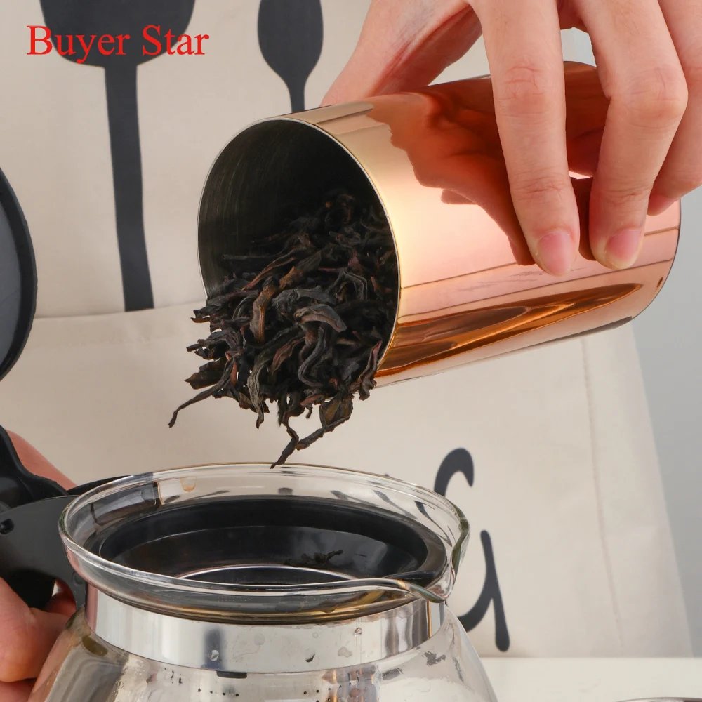simple portable organizer stainless steel seal tea box mini tea caddy kung fu tea cans dried fruit collection kitchen gadgets free global shipping