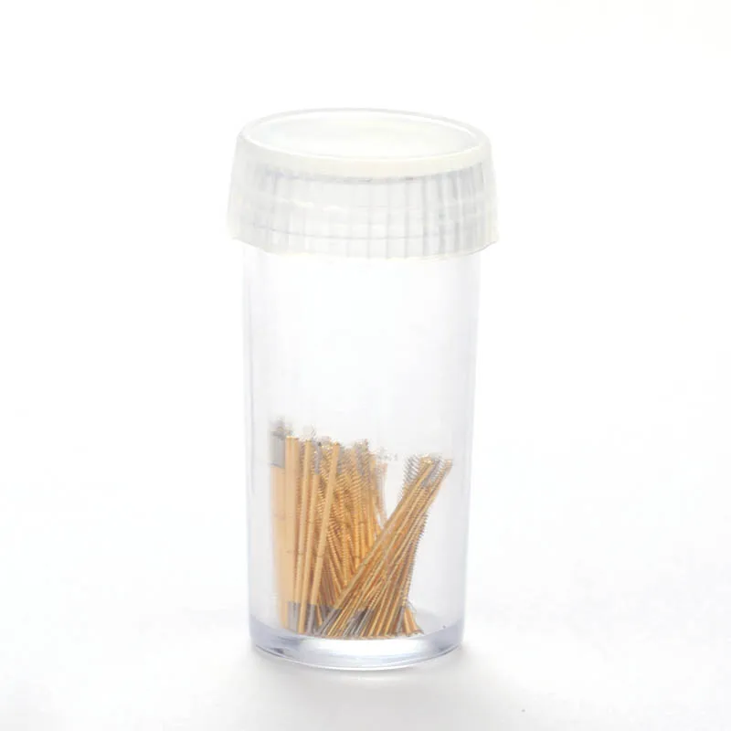 

100PCS/package Spring Test Probe P038-B Pointed Needle Tube Outer Diameter 0.38 Total Length 12mm PCB Probe