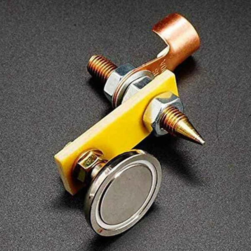 

Welding Magnet Head Ground Wire Tool Strong Magnetism Dent Repair Machine Accessories Weld Clamp Holder with Copper Tai