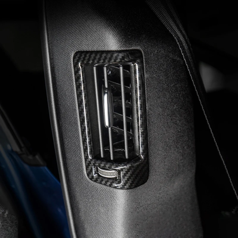 For Volvo XC60 V90 S90 ABS Carbon Car Styling B-Pillar Rear Air Conditioning Outlet Frame Decoration Sticker Trim Accessories | Автомобили