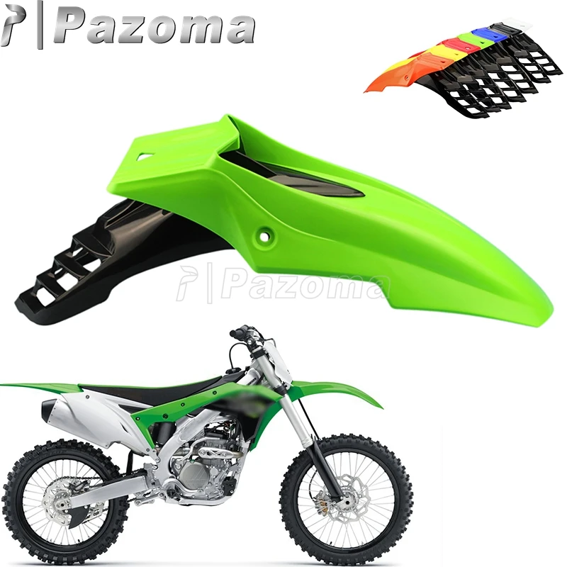 Универсальное переднее крыло мотоцикла Green MX Enduro Supermoto грязезащитный щит для Kawasaki