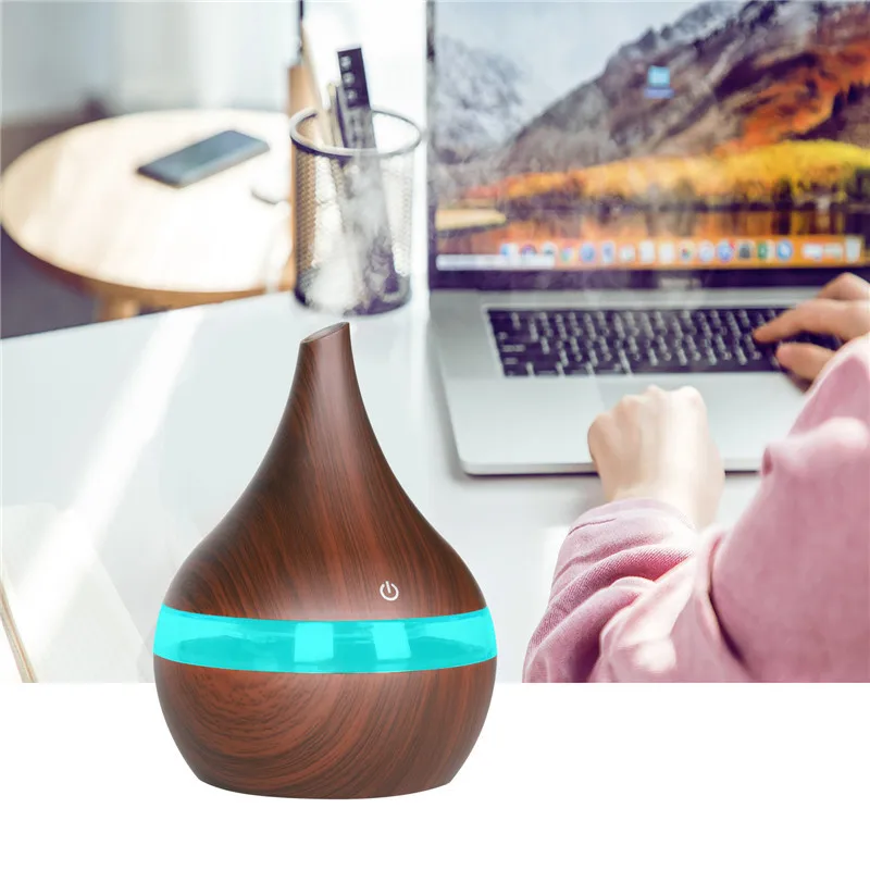 300 мл USB увлажнитель воздуха с дистанционным управлением Ароматический диффузор