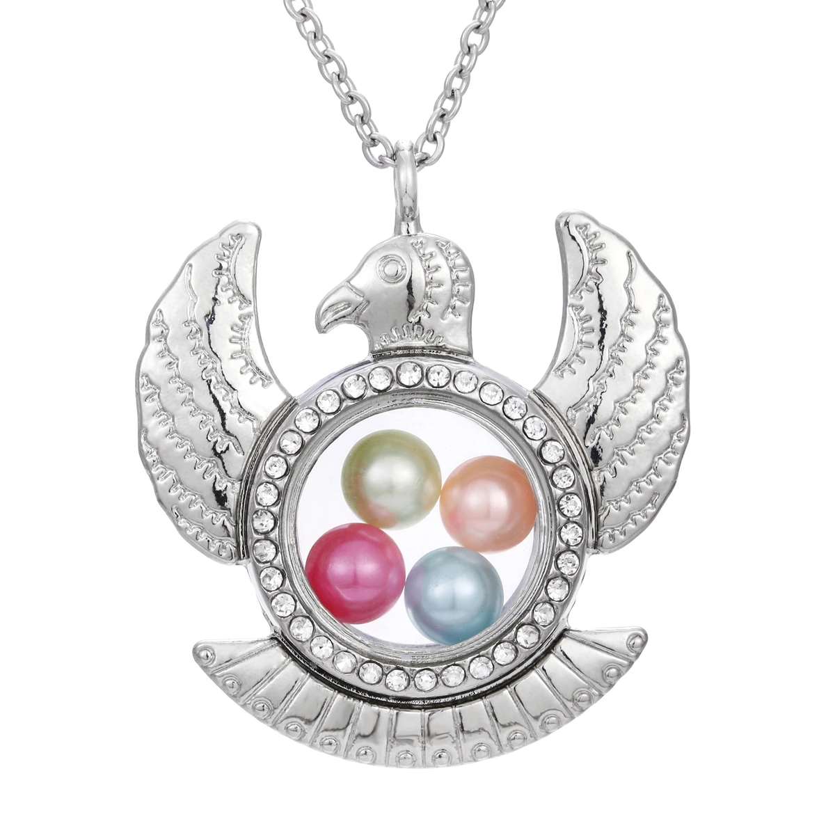 Серебряная черепаха живой памяти диаметр 8 мм бусины жемчужная клетка магнитное