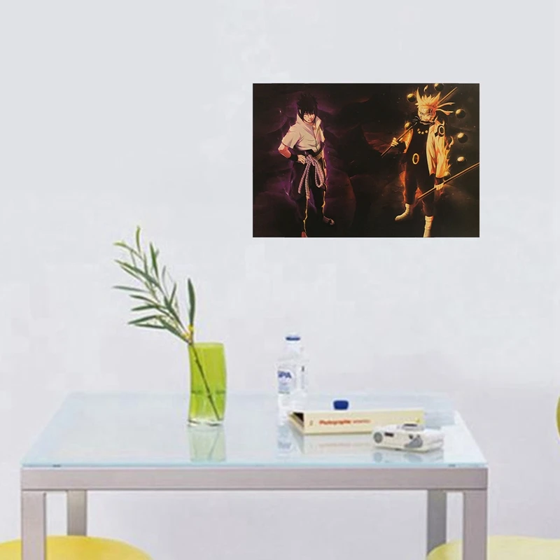 

Room Decoration Anime Naruto Retro Kraft Paper Poster Wall Sticker Bar Cafe Bedroom Decoration Painting
