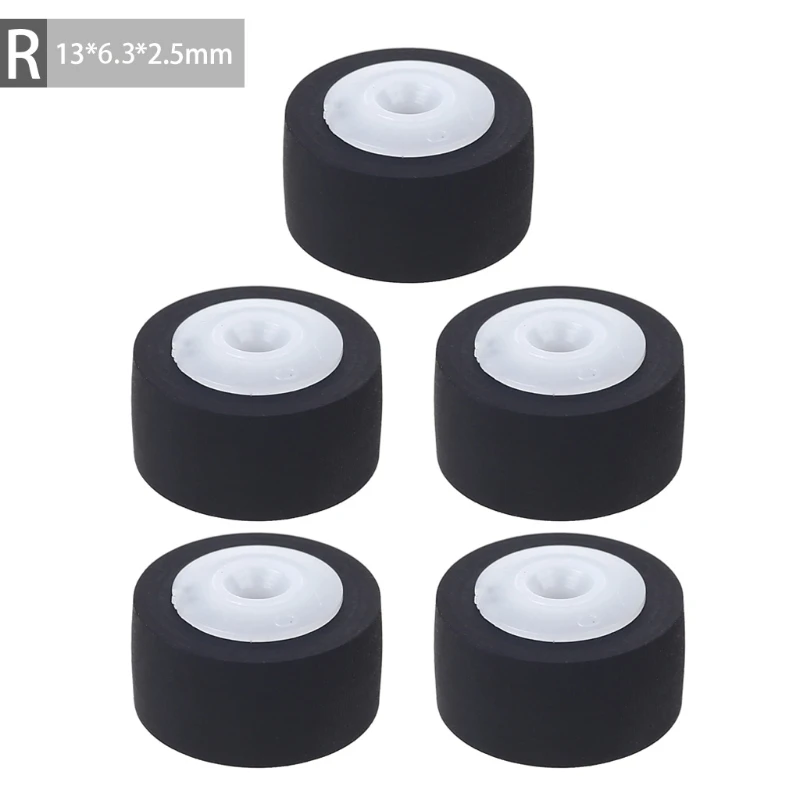 

5pcs Different Size Car Retractor Press Belt Pulley, Deck Audio- Pressure Recorder Press Belt Pulley Cassette Deck Tape C5AB