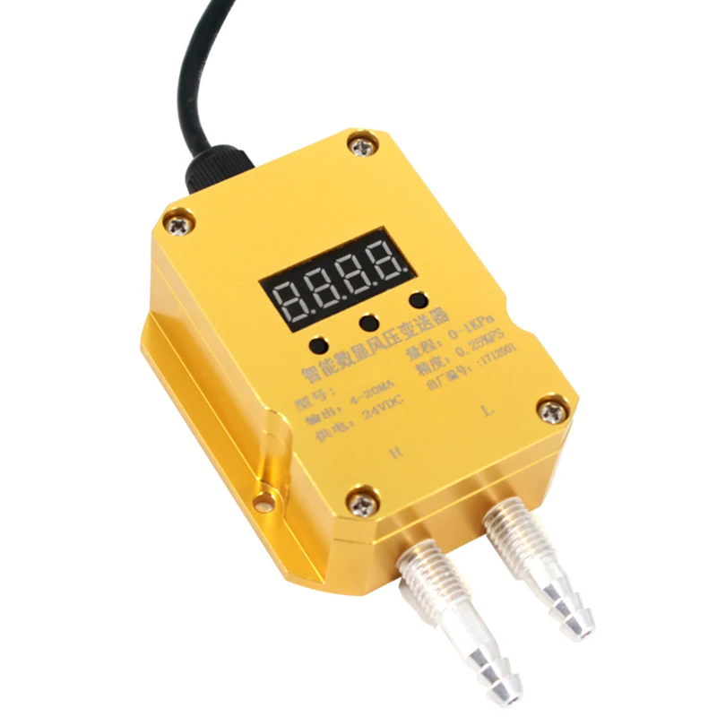 Передатчик давления ветра датчик перепада на выходе 4 20Ma вентилятор