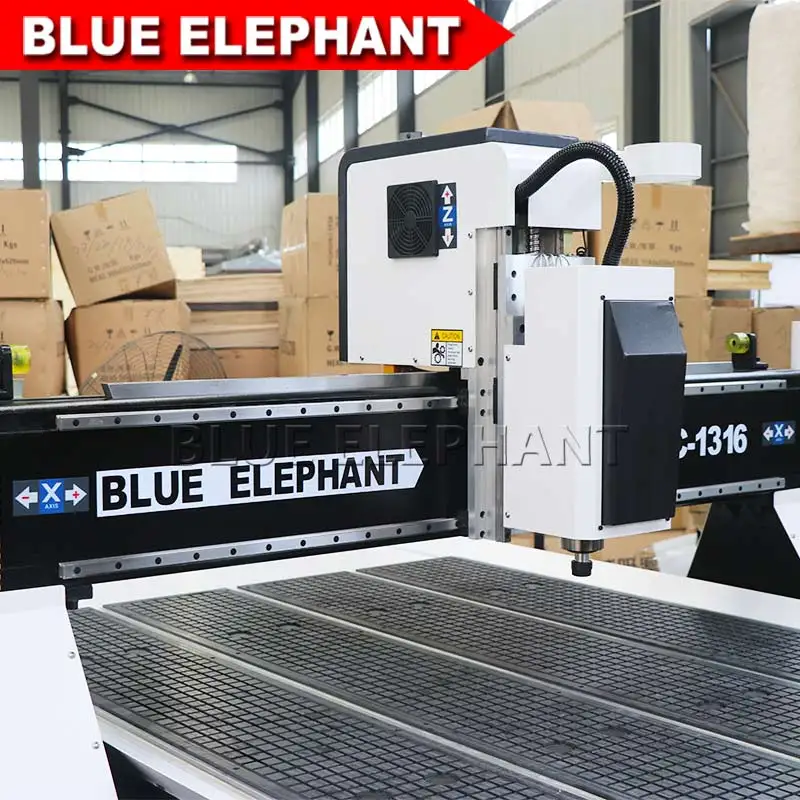Фрезерный станок с ЧПУ Blue ELephant 1316 недорогой высокоэффективный фрезерный