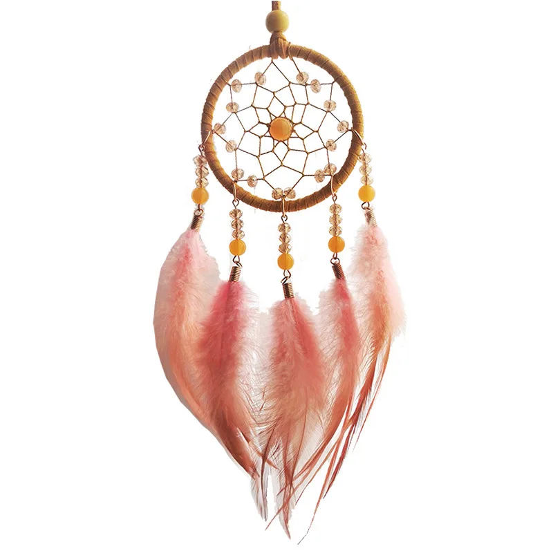 

Creative quality pendant dream catcher forest feather wind chime decoration Girl Gift Girl heart birthday gift