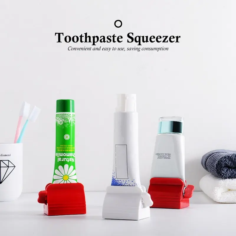 

Bathroom Accessories Toothpaste Dispenser Presse-Dentifrice Multi-Functional Ointments Tooth Paste Tube Squeezer Rolling Holder