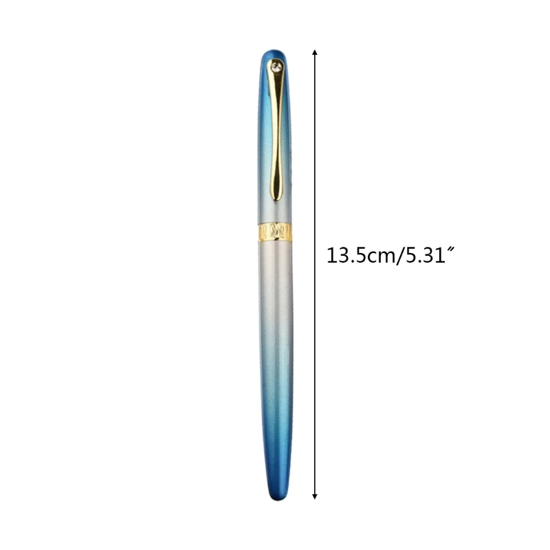 

G92E Gradient Color Business Fountain Pen Metal Signature Calligraphy Pens Supplies
