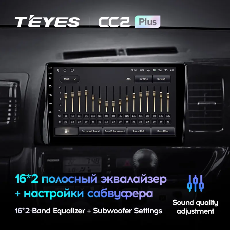 TEYES CC2L и CC2 Plus Штатная магнитола For Тойота Виш XE10 Toyota Wish 2003 - 2009 Right hand driver до 8-ЯДЕР 6 +