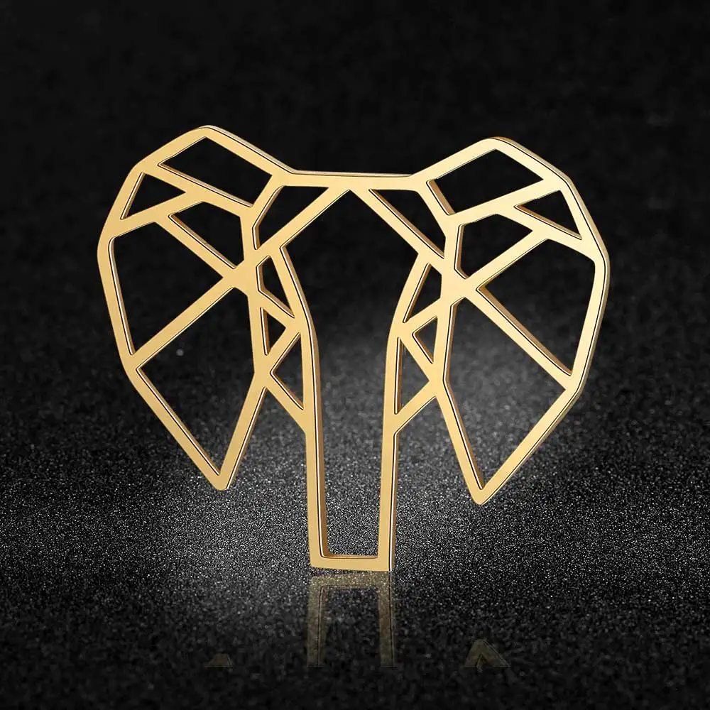 5 шт./лот 100% нержавеющая сталь большая пантера голова слона льва DIY соединитель