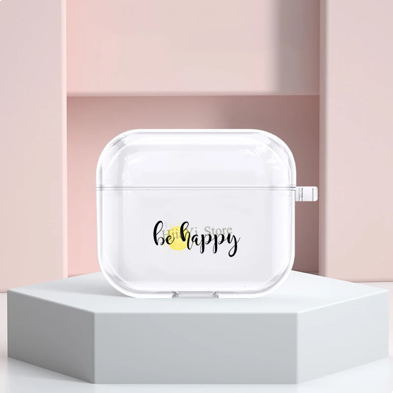 

Защитный чехол для наушников Be Happy чехол из ТПУ для Apple Airpods 3, чехол для Airpods Pro 2/1
