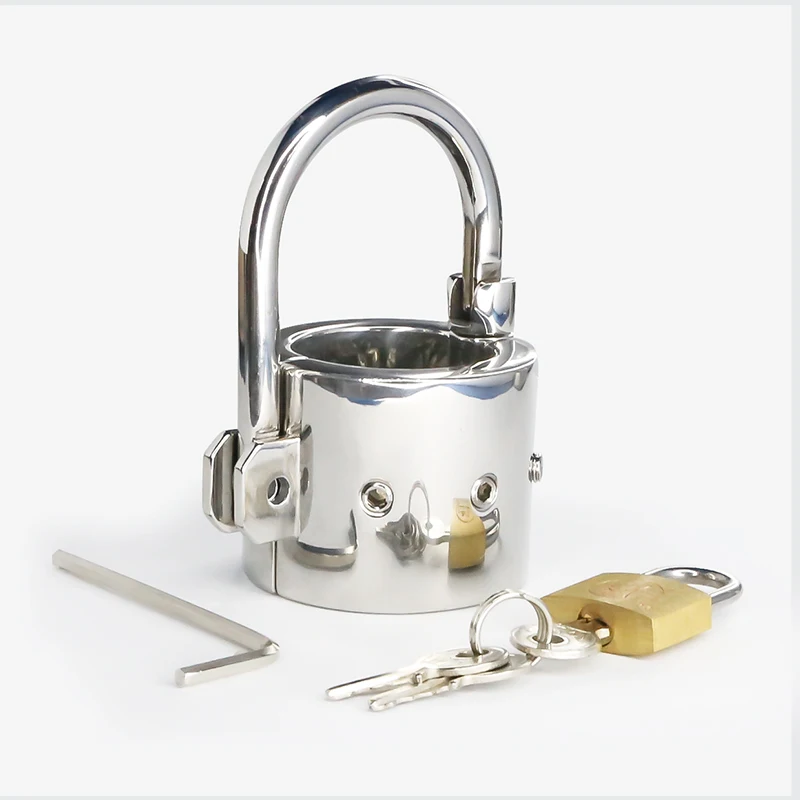 БДСМ петух мяч пытка устройства пирсинг камера носилки замок металлическая