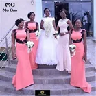 Новинка 2020 платье подружки невесты с юбкой-годе длинное черное кружевное свадебное вечернее платье без рукавов эластичное атласное женское платье подружки невесты es