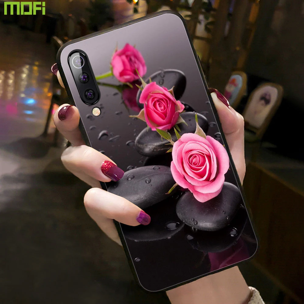 Для huawei honor 20 pro чехол Mofi для huawei honor V20 8X max чехол 6X9 10 lite цветок флора девушка женщина Индивидуальные розовый синий