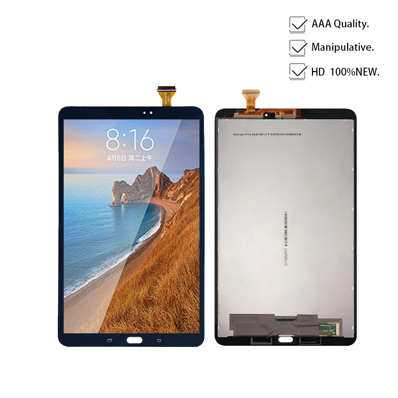 ЖК-дисплей 10 1 дюйма для планшета Samsung Galaxy Tab A SM-T580 585 сенсорный экран дигитайзер